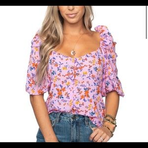 NWT Buddy Love Demi Sweetheart Top Medium